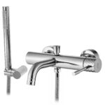Badkarsblandare Lungo Diamond Krom - Bild 10