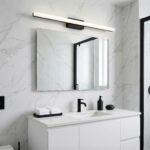 BADRUMSVÄGGLAMPA LED 80CM APP1856-1W SVART - Bild 2