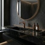 Tvättställsblandare PREMIUM Vision Koppar Brush Low - Bild 7