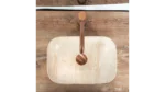 Fristående tvättställ Belinda Travertine Matt - Bild 3