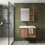 Badrumsmöbelset med tvättställ Gama T25023 HHL 60CM - Bild 5