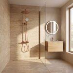 Duschset med termostat Rea Drop Brush Copper - Bild 3