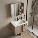 Badrumsmöbelset med tvättställ Gama T25023 QHM 60CM - Bild 3