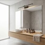 Badrum vägg LED-lampa APP1868-1W 80 cm Svart - Bild 8