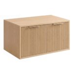 Badrumsskåp under handfat Core 80cm Beige - Bild 9