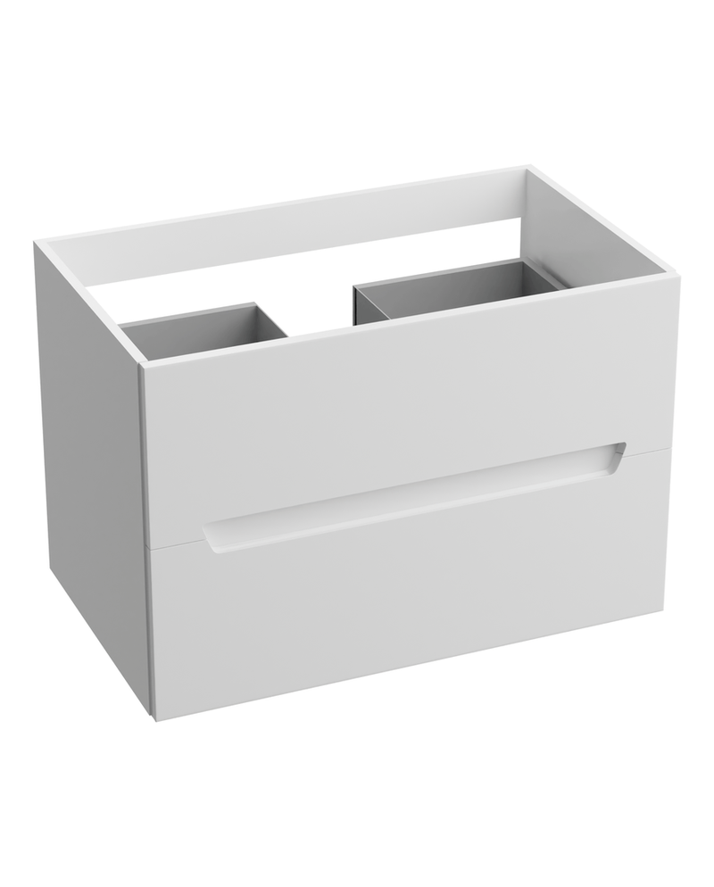 kansas.png Badrumsskåp Väggmonterad Kansas White 80,5 - Bild 1