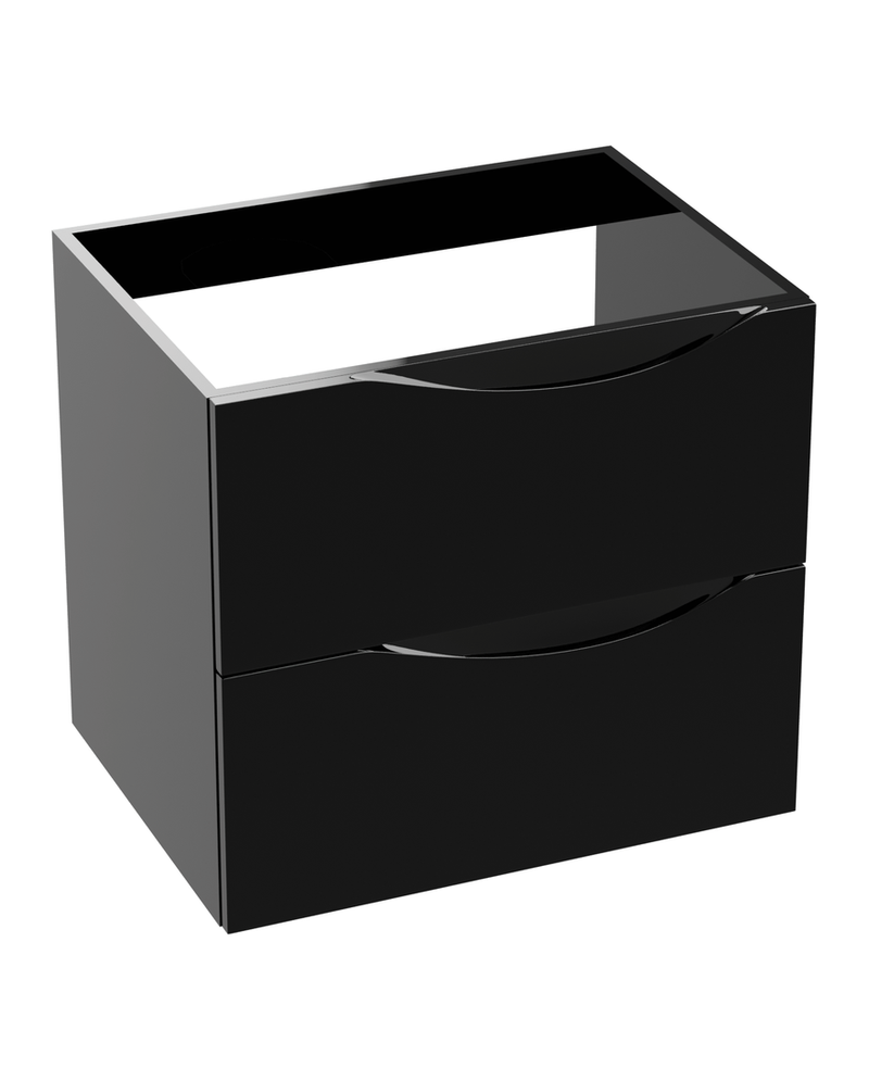kolorado-czarny-poysk-5.png Badrumsskåp Väggmonterad Kolorado Black 60,5 - Bild 1