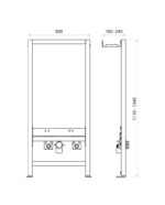 Installationsfixtur för bidé LAV 500 - Bild 2