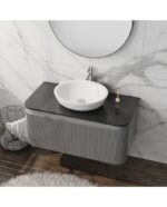 Badrumsskåp med Bänkskiva Vermont Grey 100 - Bild 4