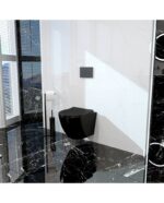 Toalettstol Vägghängd Sinto Black 3.0 - Bild 3