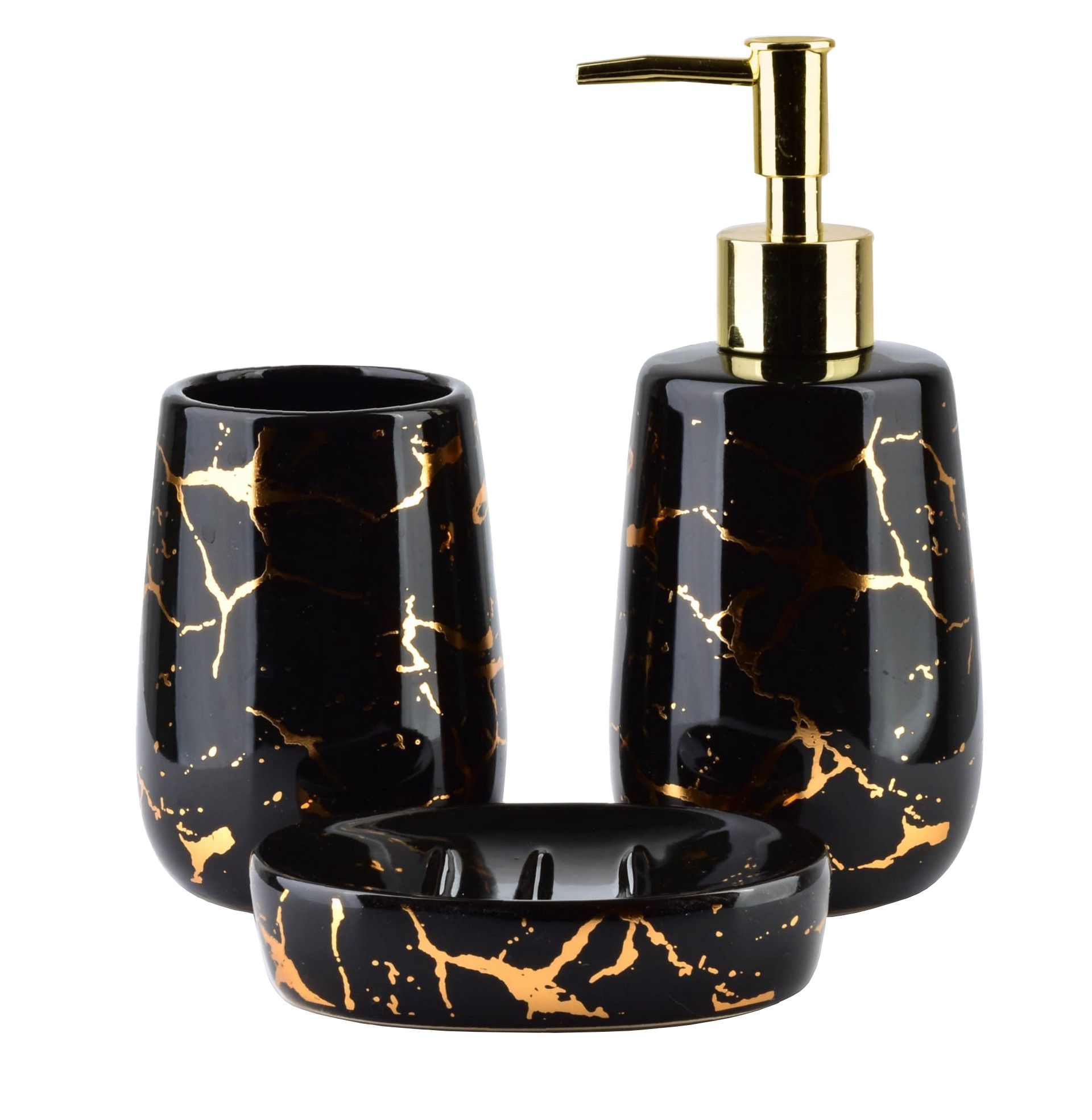 HOM-01105-bild-1 Keramiskt badrumsset 322123 Svart