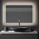 LED-VÄGGSPEGEL 80x60 cm P10407
