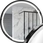LED VÄGGSPEGEL 60 cm MMJ Svart