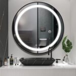 LED VÄGGSPEGEL 60 cm MMJ Svart
