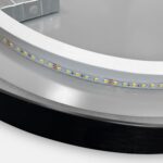 VÄGGSPEGEL LED 80 cm MMJ Svart