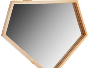 Asymmetrisk träspegel 49 cm YMJZ20216