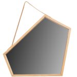 Asymmetrisk träspegel 49 cm YMJZ20216