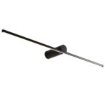BADRUMSVÄGGLAMPA LED 80CM APP1343-W Svart