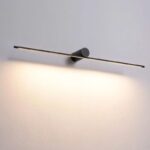 BADRUMSVÄGGLAMPA LED 80CM APP1343-W Svart