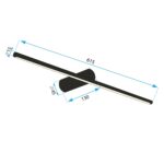 BADRUMSVÄGGSLAMPA LED 60 CM APP1348 GAMMAL GULD