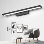 BADRUMSVÄGGLAMPA LED 60 CM APP840-1W FLAT SVART