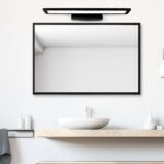 BADRUMSVÄGGLAMPA LED 60 CM APP840-1W FLAT SVART