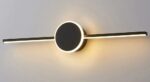 BADRUMSVÄGGLAMPA LED ROUND SVART 60CM APP849-1W