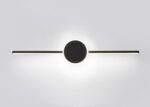 BADRUMSVÄGGLAMPA LED ROUND SVART 60CM APP849-1W