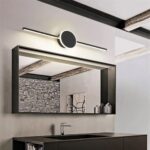 BADRUMSVÄGGLAMPA LED ROUND SVART 80CM APP850-1W
