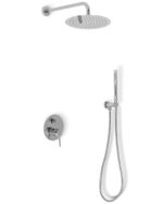 Inbyggt Duschset Lungo Krom + BOX – bild 2