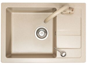 Granitdiskho Nils Beige Stänkmönstrad 5-i-1-set