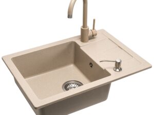 Granitdiskho Nils Beige Stänkmönstrad 5-i-1-set