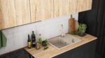 Granitdiskho Nils Beige Stänkmönstrad 5-i-1-set
