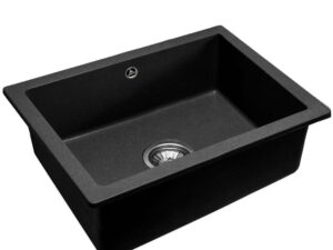 Granitdiskho Nels svart METALLIC