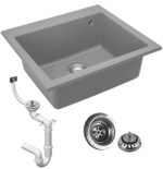 Granitdiskho West XL grå