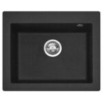 Granitdiskho West XL svart METALLIC