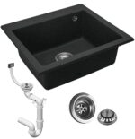 Granitdiskho West XL svart METALLIC