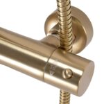 DUSCHSET MED TERMOSTAT PAROT Borstad Guld - Bild 9