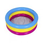 Cirkulär 3-rings uppblåsbar pool för barn