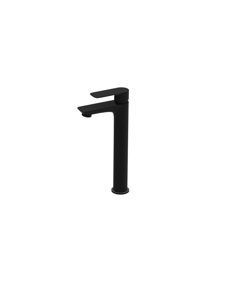 bateria-umywalkowa-wysoka-spark-matt-black.png Hög tvättställsblandare Spark mattsvart - Bild 1