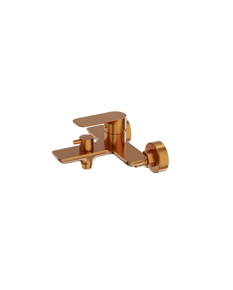 bateria-wannowo-prysznicowa-spark-brushed-copper.png Badkars- och duschblandare Spark borstad koppar - Bild 1