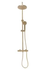 DUSCHSET MED TERMOSTAT PAROT Borstad Guld - Bild 4