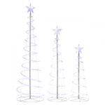 Utomhus LED julgran Spark White