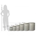 Kruka Grau set med 6 st. - Bild 4