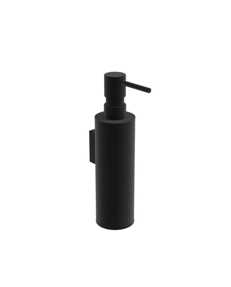 dozownik-mydla-w-plynie-wiszacy-senso-black-matt.png Vägghängd tvålpump Senso mattsvart - Bild 1