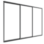 3M skjutdörrar i glas för Luxe antracit pergola - Bild 6