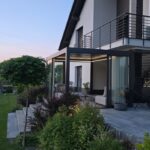 3M skjutdörrar i glas för Luxe pergola, antracit - Bild 12