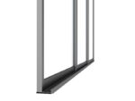 3M skjutdörrar i glas för Luxe pergola, antracit - Bild 23
