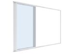 3M glasskjutdörrar till Luxe pergola, vit - Bild 2