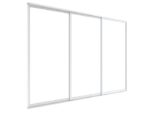 3M glasskjutdörrar till Luxe pergola, vit - Bild 3